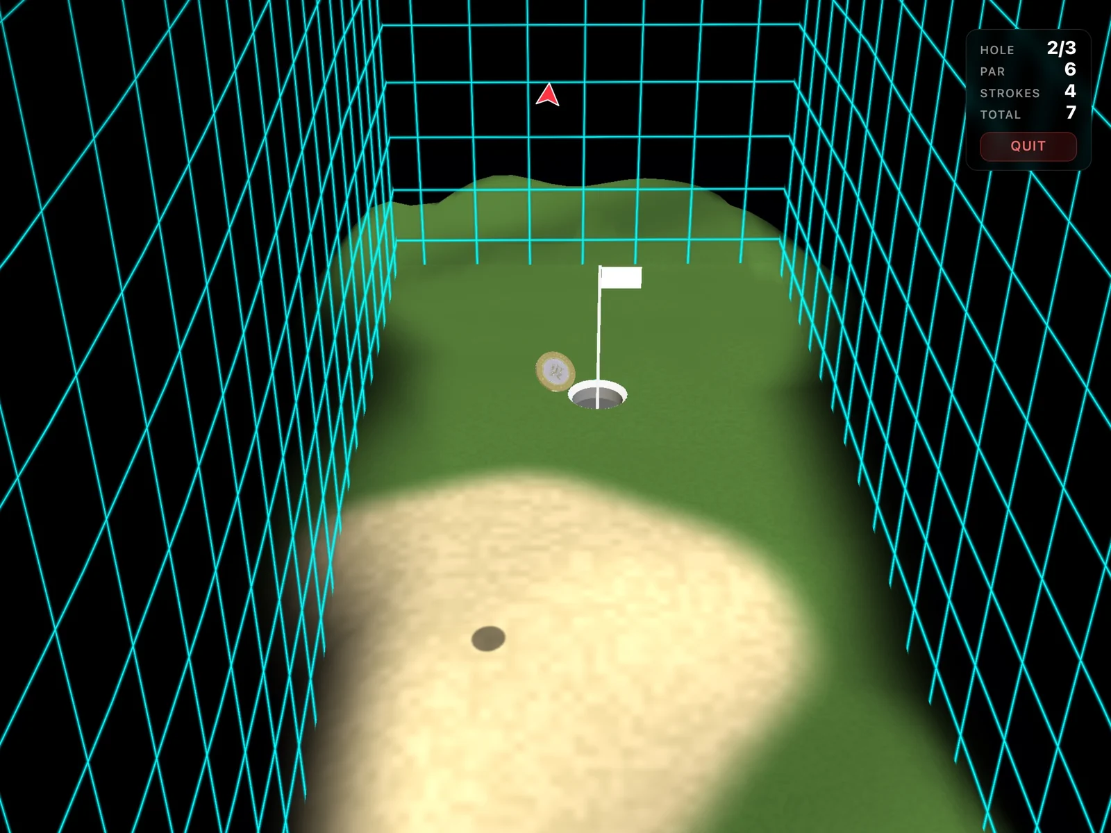 Flick Drop Golf screenshot